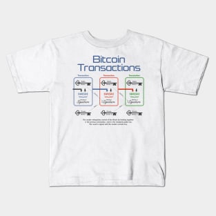 Bitcoin Transactions Kids T-Shirt